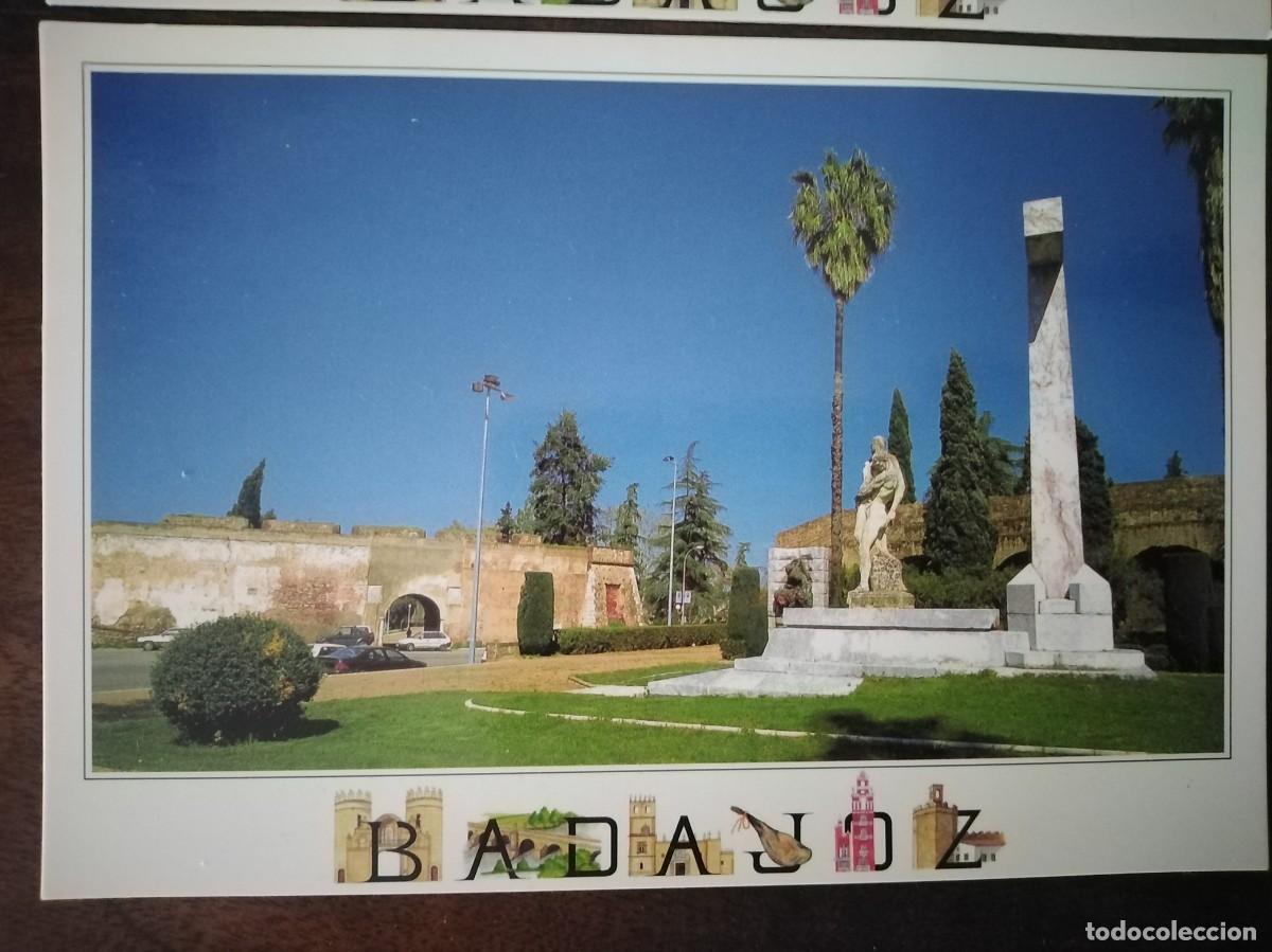 Postales: 3 postales de Badajoz sin circular. Ediciones AM. - Foto 2