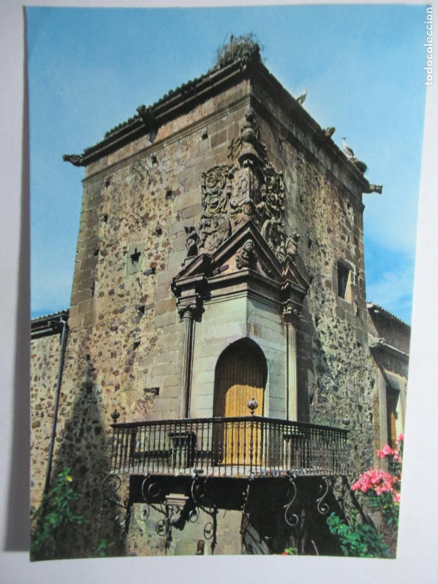 Postales: C&aacute;ceres - Palacio de Godoy. Balc&oacute;n - Foto 1