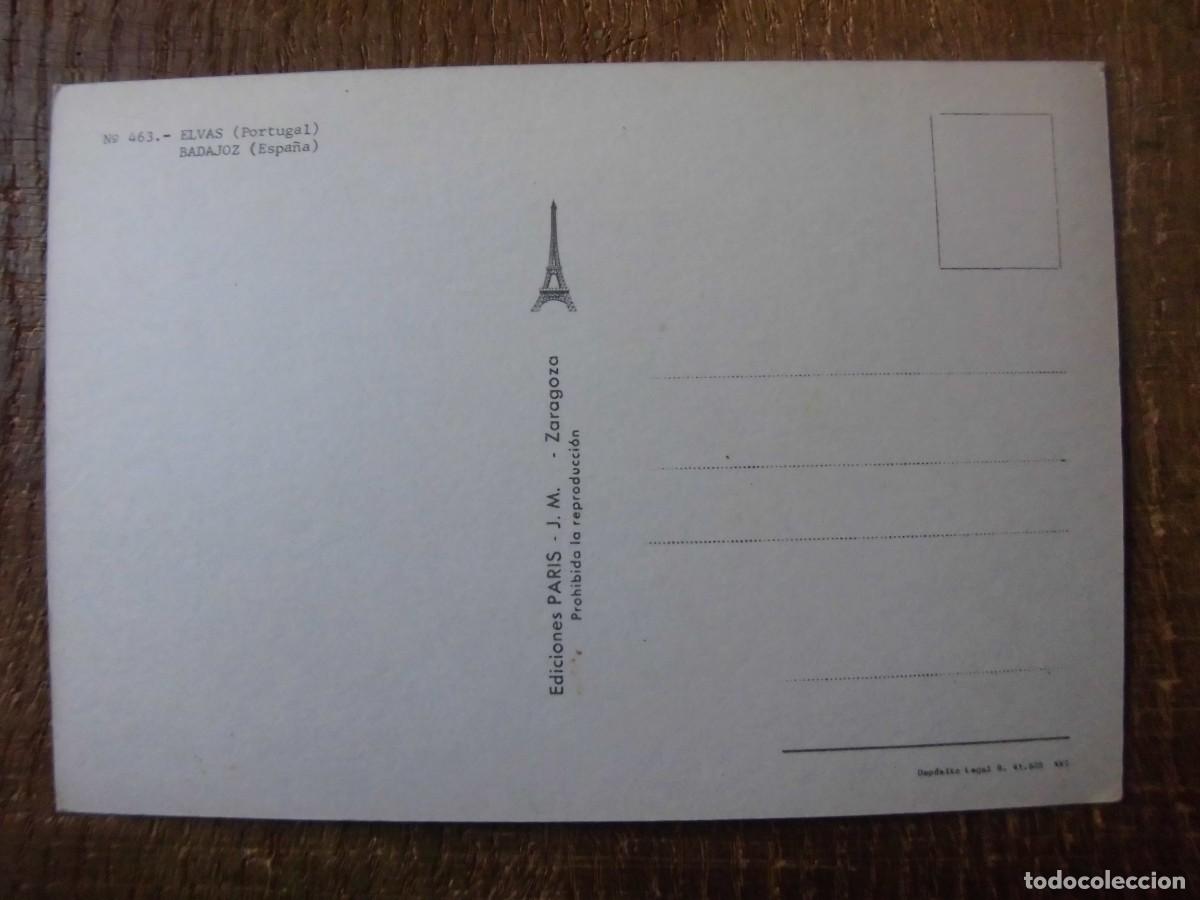 Postales: POSTAL BADAJOZ Y ELVAS EDICIONES PAR&Iacute;S - Foto 2