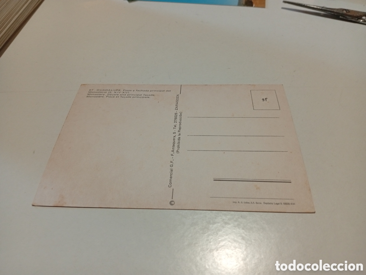 Postales: Postal Guadalupe monasterio - Foto 2