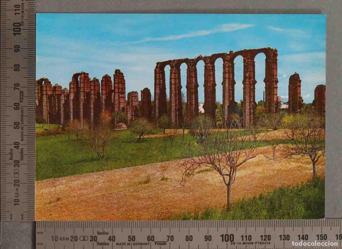 Postales: POSTAL. 2001 MERIDA Acueducto romano - Foto 1