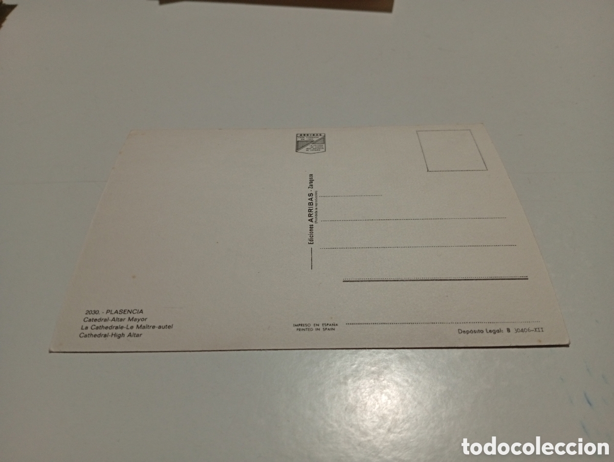 Postales: Postal Plasencia altar mayor - Foto 2