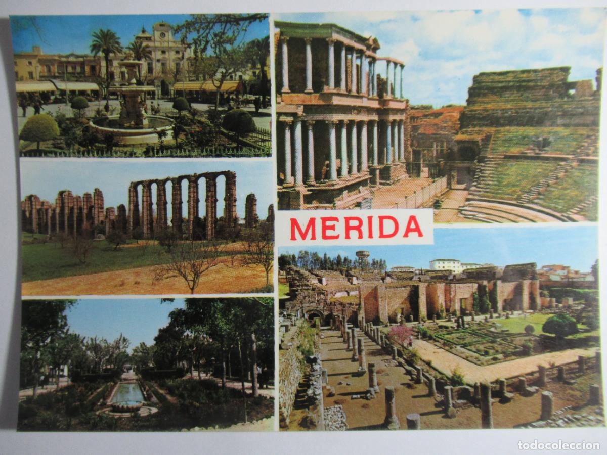 Postales: M&eacute;rida (Badajoz) - Varios aspectos - Foto 1