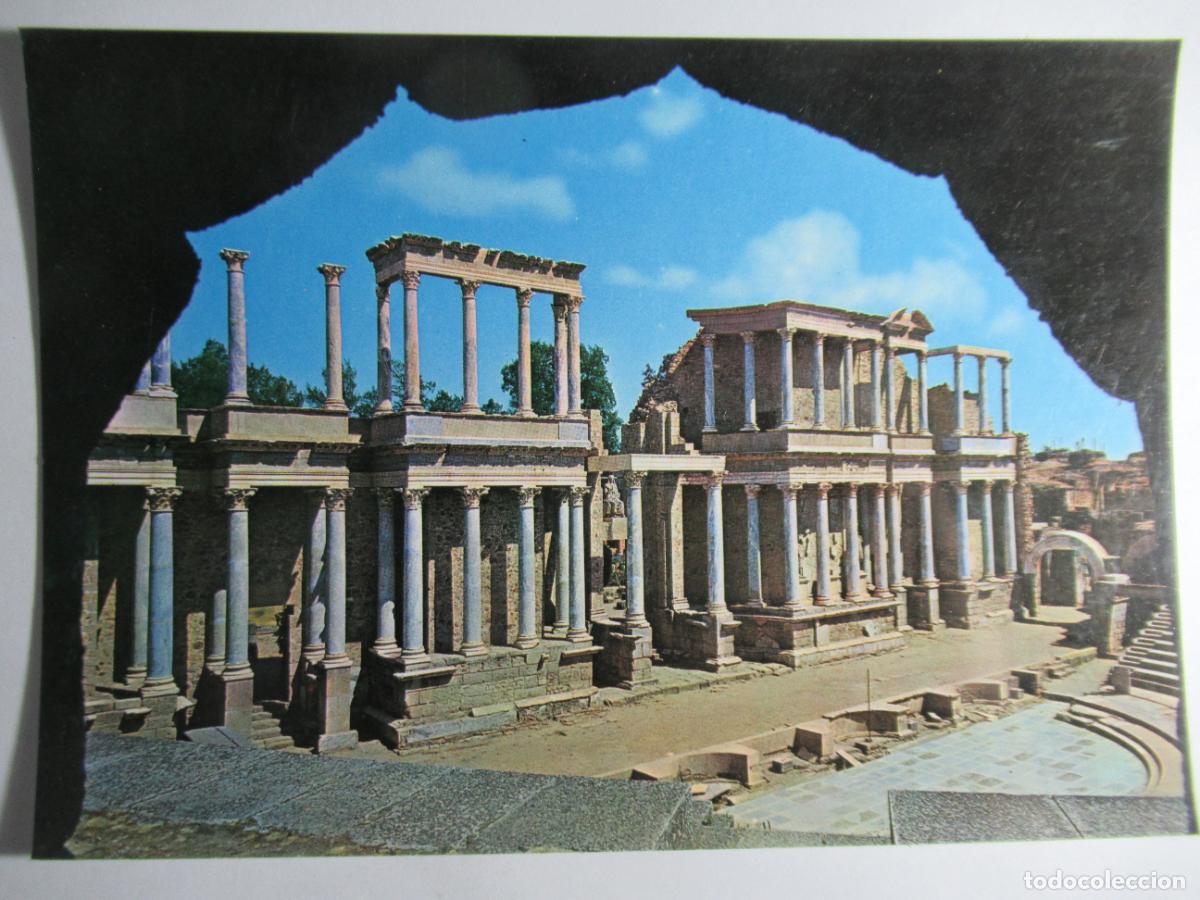 Postales: M&eacute;rida - Escena del Teatro romano - Foto 1