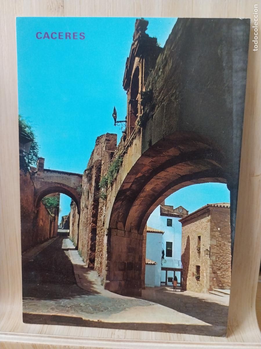 Postales: ARCO DE LA ESTRELLA Y ADERVES CACERES ED PARIS 358 SC ORIGINAL ANIMADA