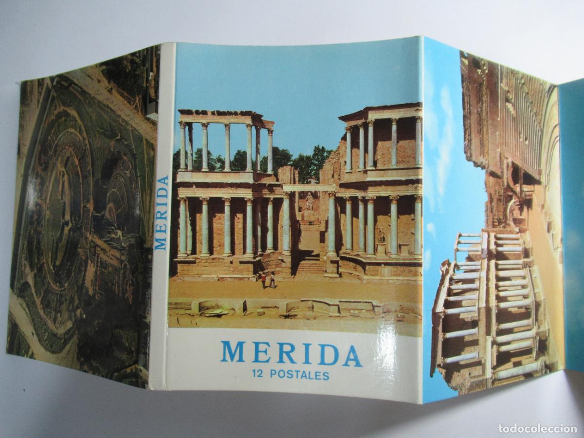 Postales: M&eacute;rida (Badajoz) - Acorde&oacute;n con 12 postales - Foto 2