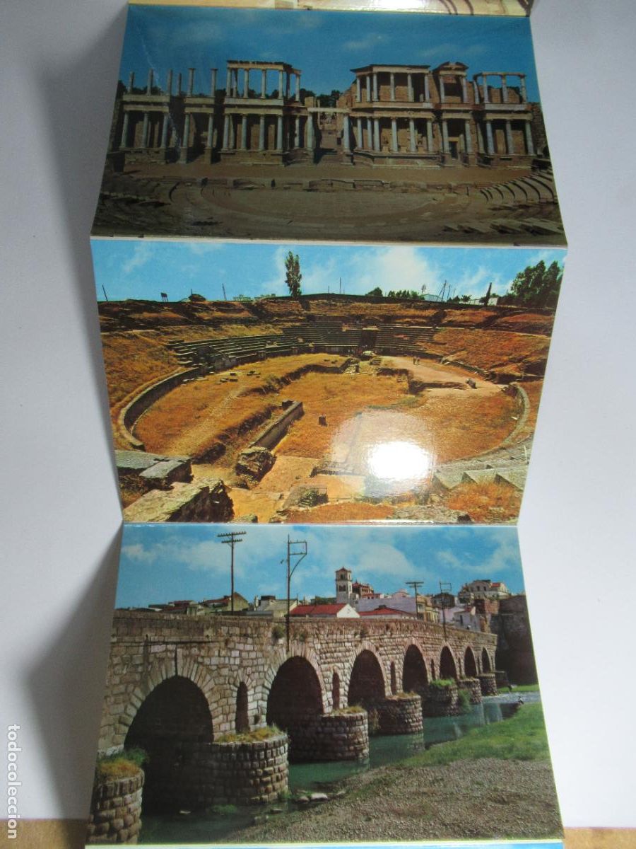 Postales: M&eacute;rida (Badajoz) - Acorde&oacute;n con 12 postales - Foto 3