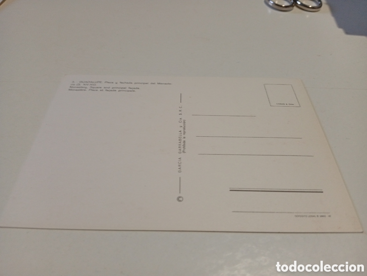 Postales: Postal Guadalupe monasterio - Foto 2