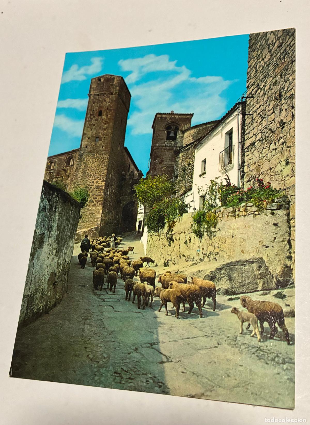 Postales: POSTAL TRUJILLO, Caceres, Arco de Santiago y Palacio de Chaves