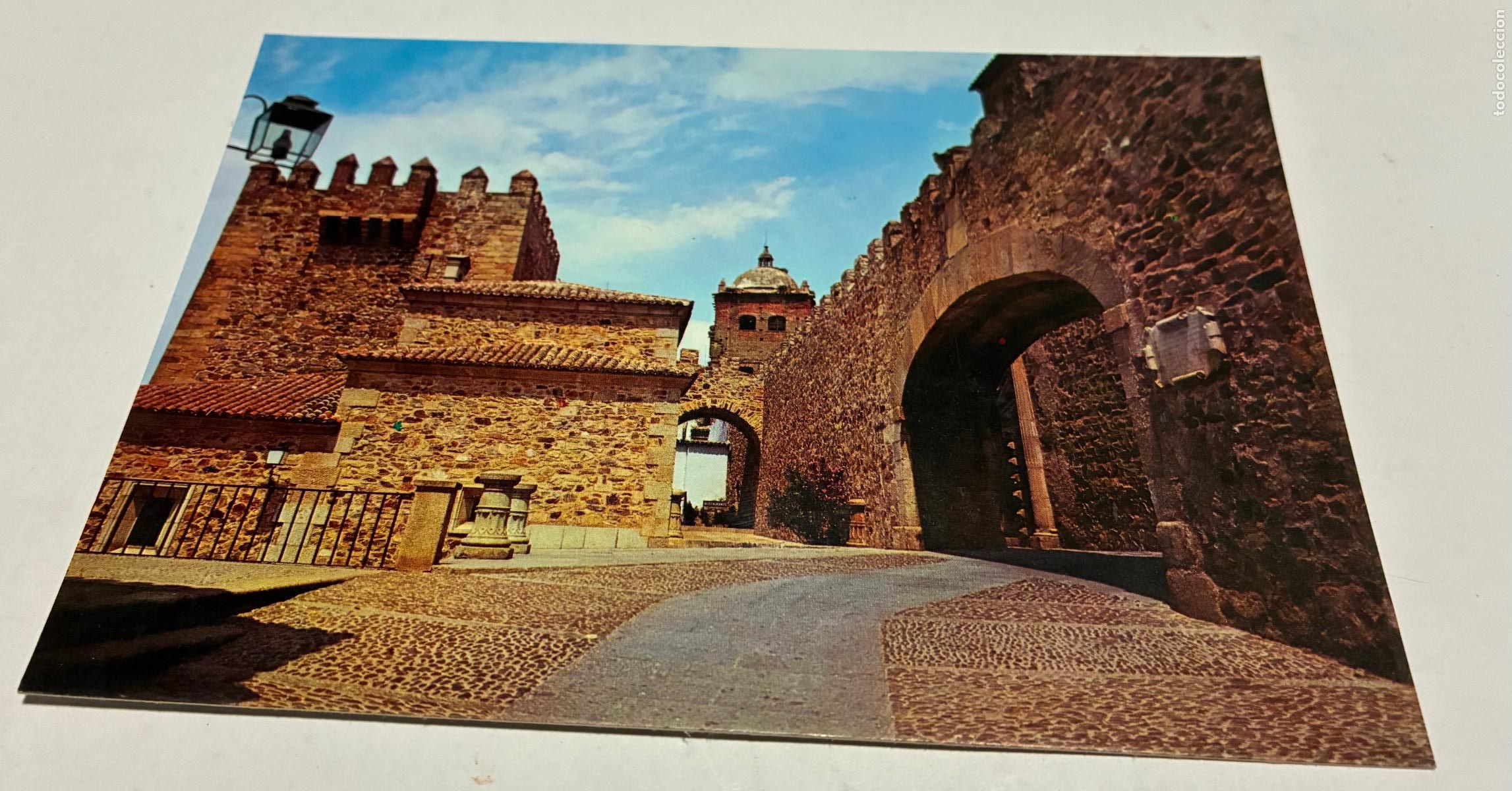 Postales: POSTAL CACERES ARCO DE LA ESTRELLA Y TORRE DE BUJACO