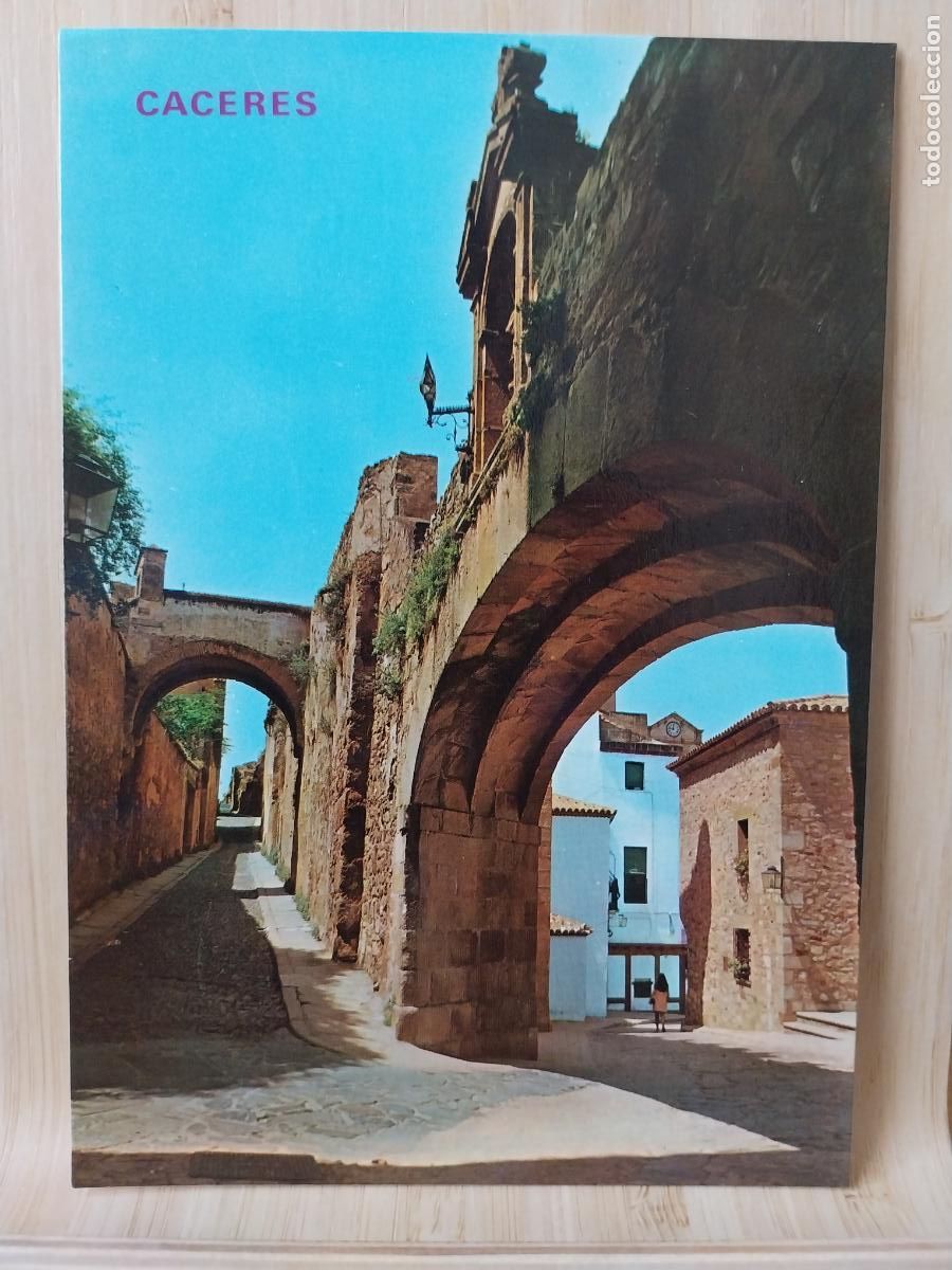 Postales: CACERES ARCO DE LA ESTRELLA Y ADERVES ED PARIS 358 SC ORIGINAL