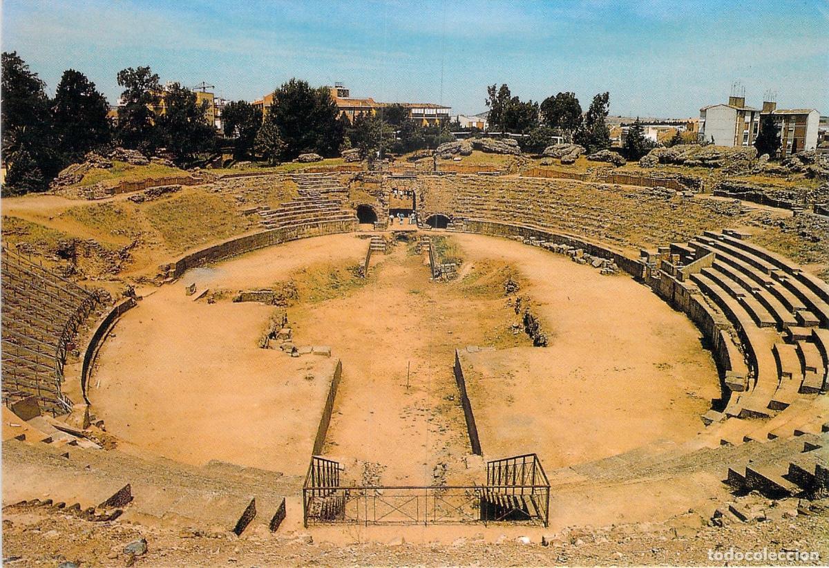 Postales: Postal de M&eacute;rida, Anfiteatro Romano, Extremadura