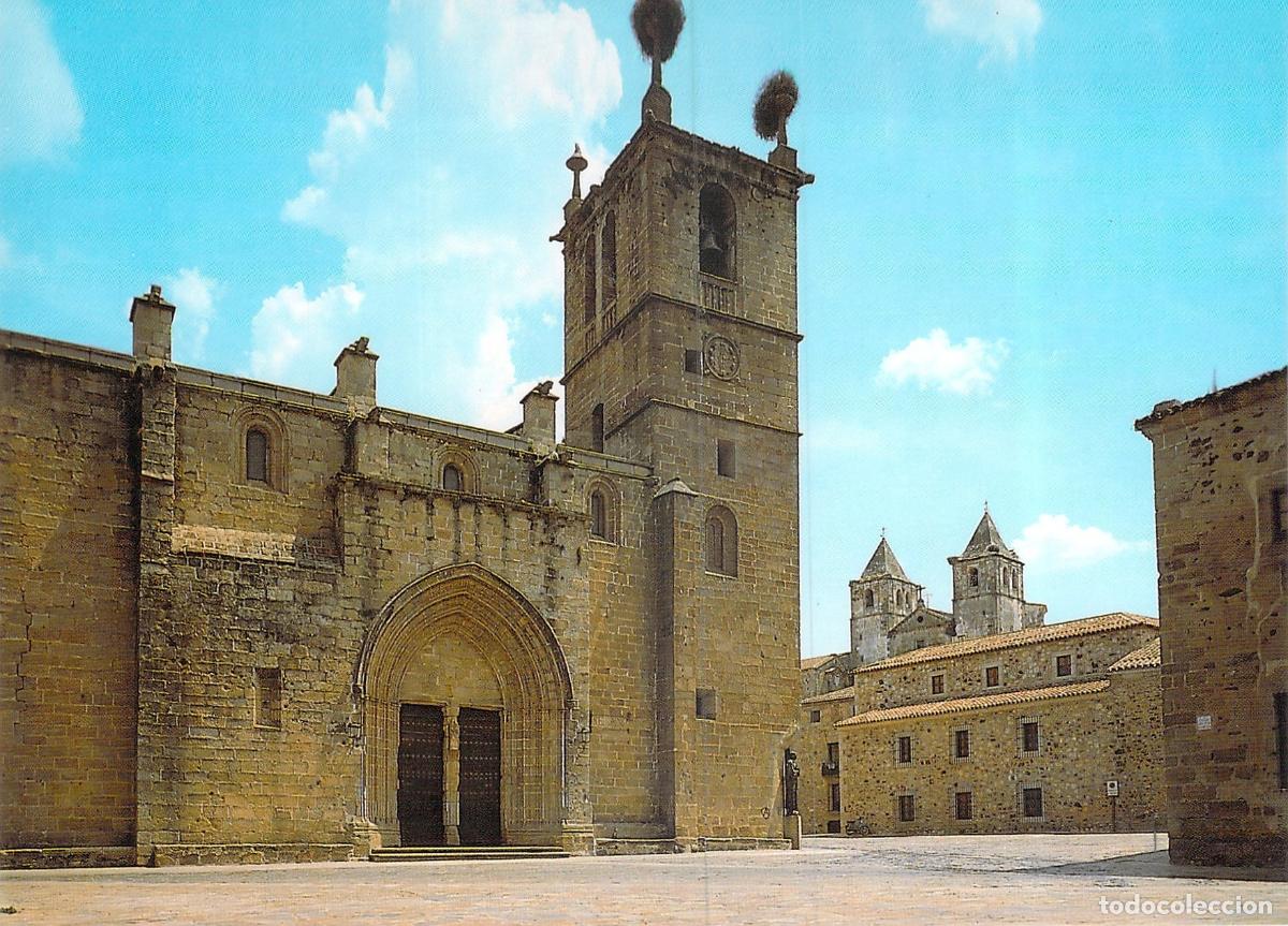 Postales: Postal Plaza de Santa Mar&iacute;a y Catedral de C&aacute;ceres