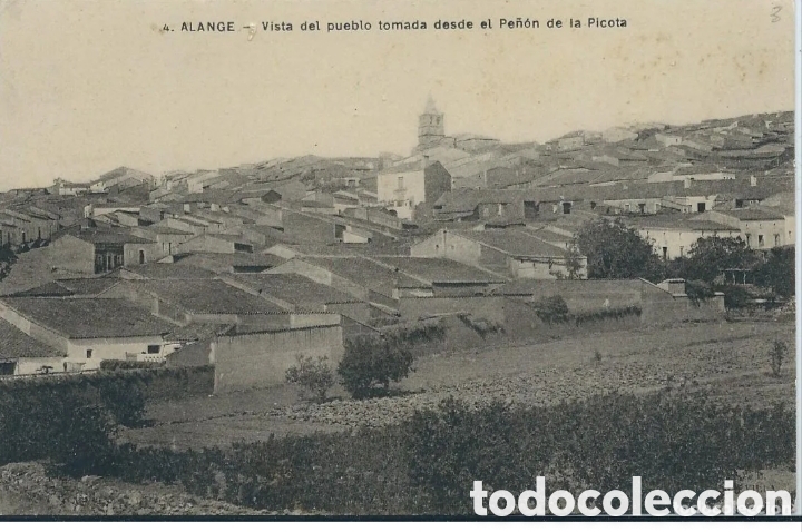 Postales: ALANGE (BADAJOZ) - VISTA DESDE EL PE&Ntilde;&Oacute;N DE LA PICOTA - COLECCI&Oacute;N LAMBARDIA