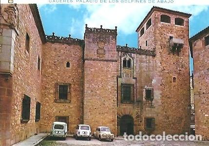 Postales: POSTAL A COLOR 27 CACERES PALACIO DE LOS GOLFINES DE ABAJO ED PERGAMINO