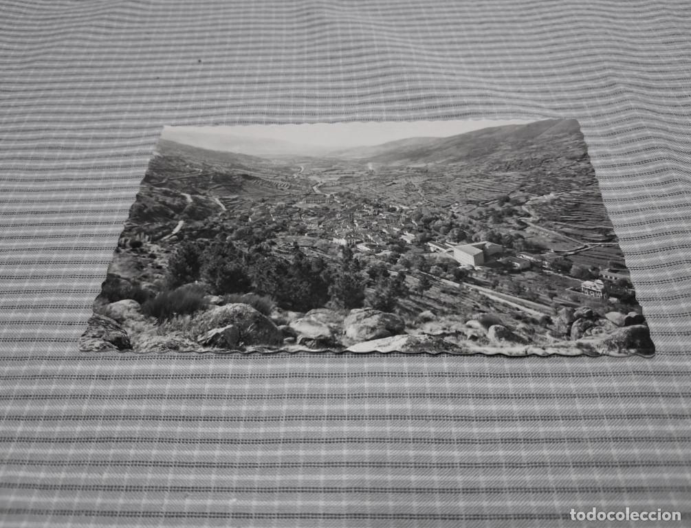 Postales: Postal antigua Extremadura. C&aacute;ceres. Ba&ntilde;os de Montemayor. Panor&aacute;mica a vista de p&aacute;jaro. 19.
