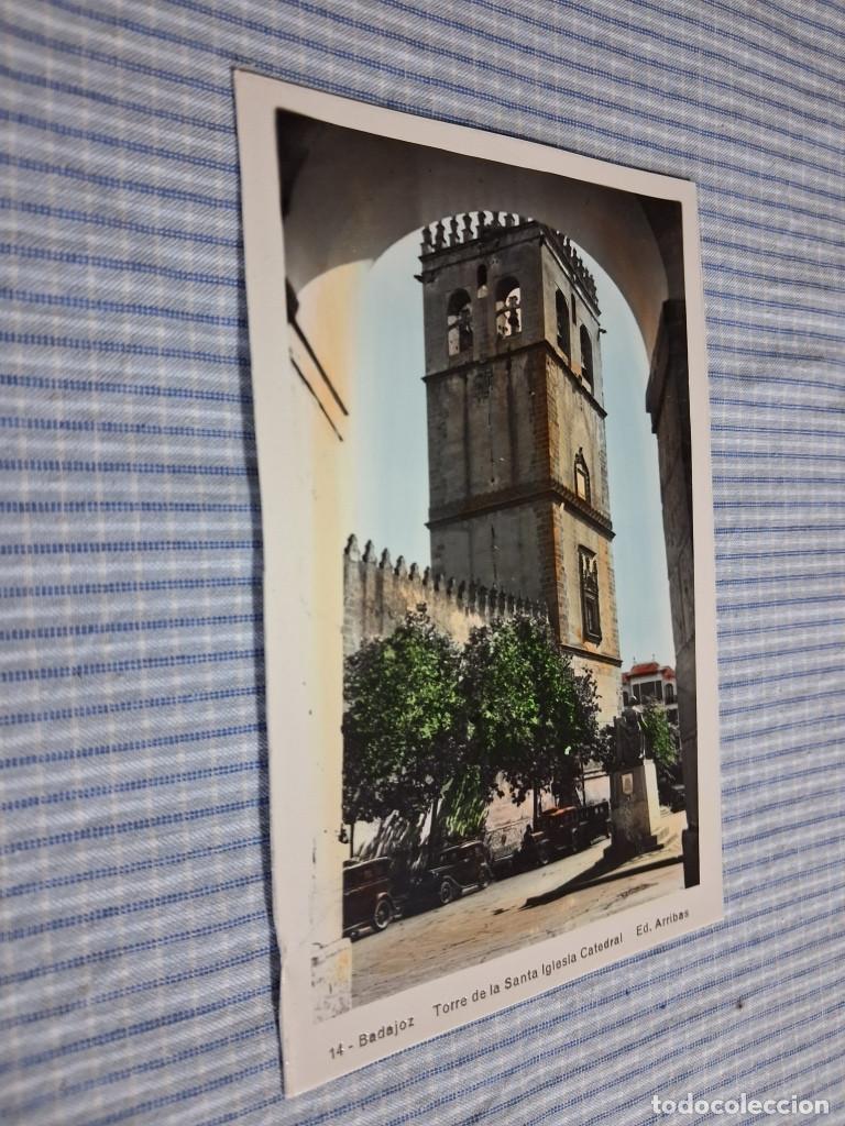 Postales: Postal antigua Extremadura. Badajoz. Torre de la Santa Iglesia Catedral. Ed Arribas 14.