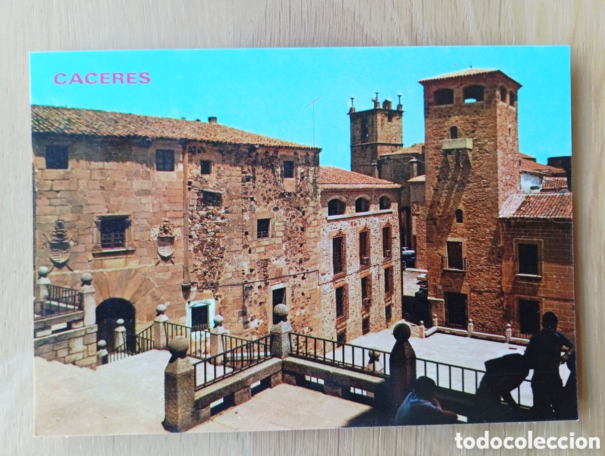 Postales: POSTAL C&Aacute;CERES PLAZA DE SAN JORGE GOLFINES DE ABAJO EDICIONES PAR&Iacute;S 787 VER REVERSO EXTREMADURA