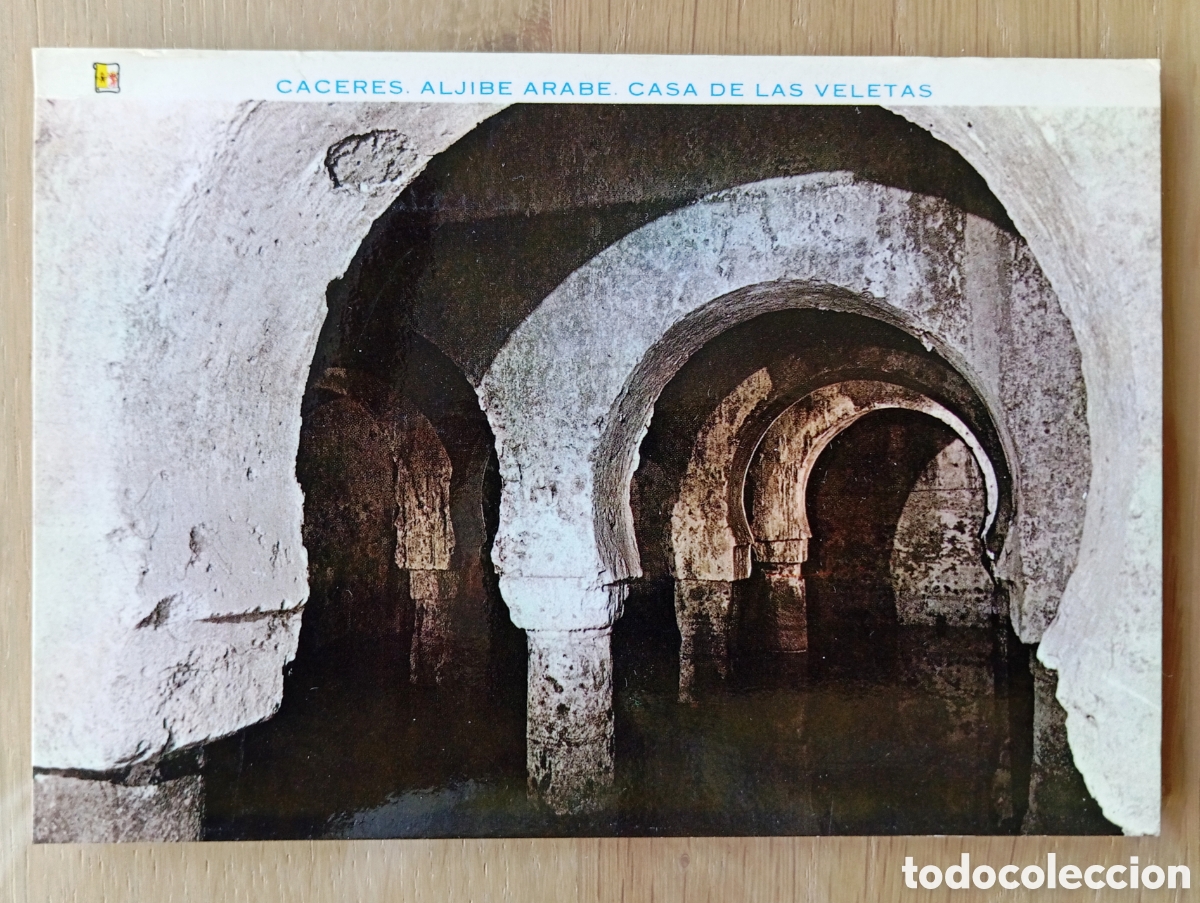 Postales: POSTAL C&Aacute;CERES ALJIBE &Aacute;RABE CASA DE LAS VELETAS PERGAMINO 46 ESCRITA