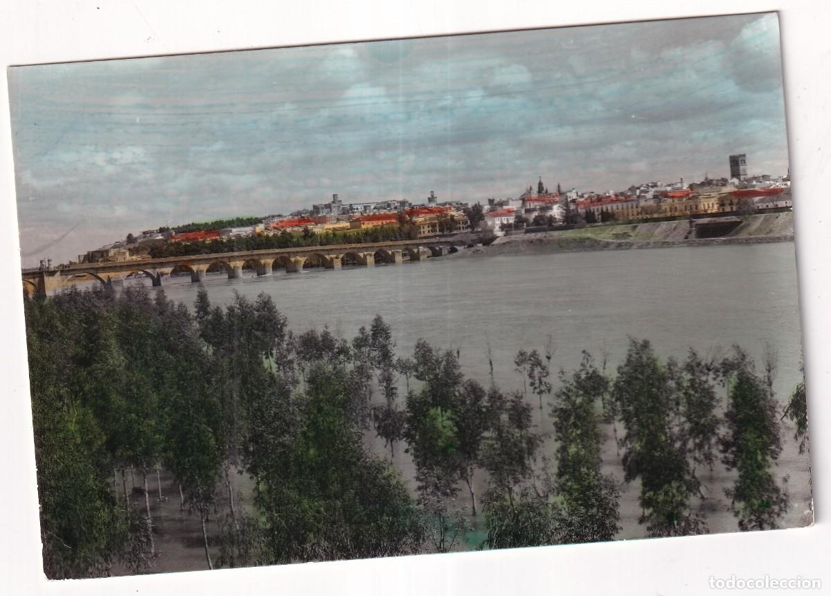 Postales: 1.025 BADAJOZ. Vista parcial y rio Guadiana. Ed ARRIBAS. Sin circular.