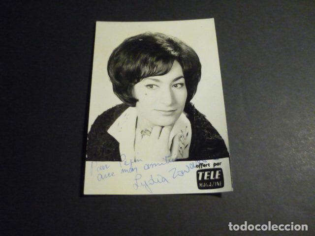 Postales: LYDIA ZAVATTA ACTRIZ CIRCO FOTOGRAFIA CON FIRMA AUROGRAFO 9 X 13 CM