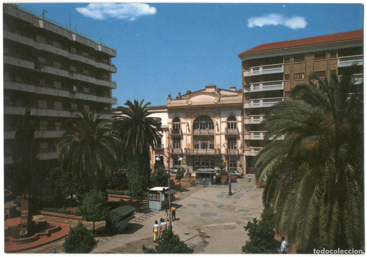 Postales: ALMENDRALEJO Carolina Coronado / Teatros Espa&ntilde;a
