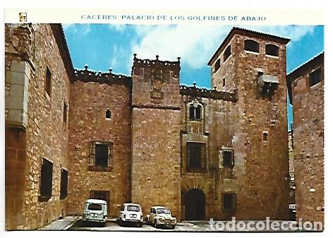 Postales: PALACIO DE LOS GOLFINES DE ABAJO.- CACERES