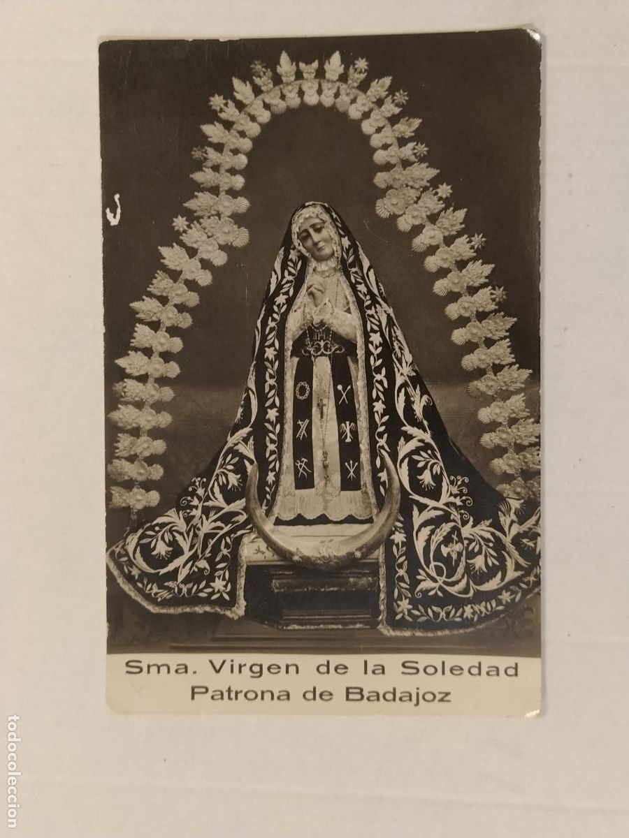 Postales: BADAJOZ - SANTISIMA VIRGEN DE LA SOLEDAD -POSTAL ANTIGUA-(116.178)