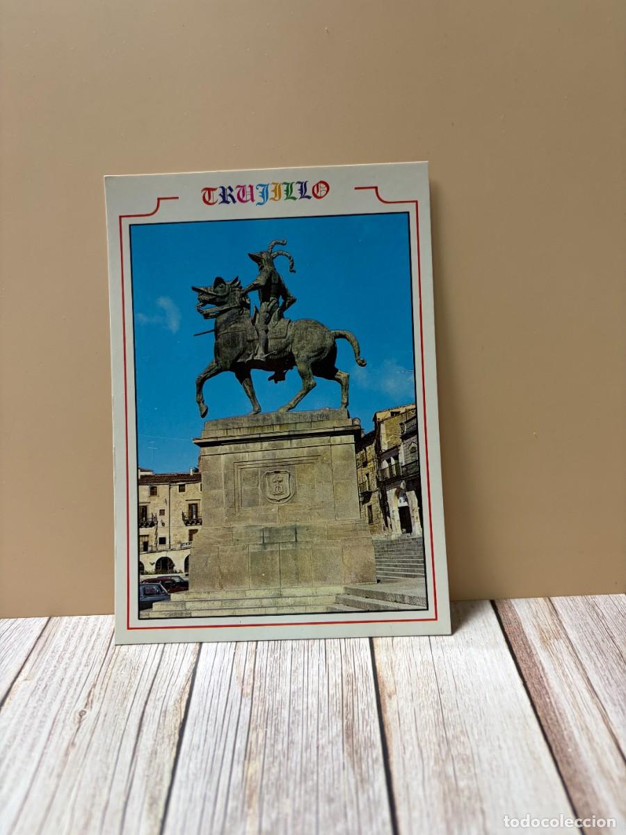 Postales: TARJETA POSTAL. C&Aacute;CERES. 18.- ESTATUA DE FRANCISCO PIZARRO. EDICIONES ARRIBAS
