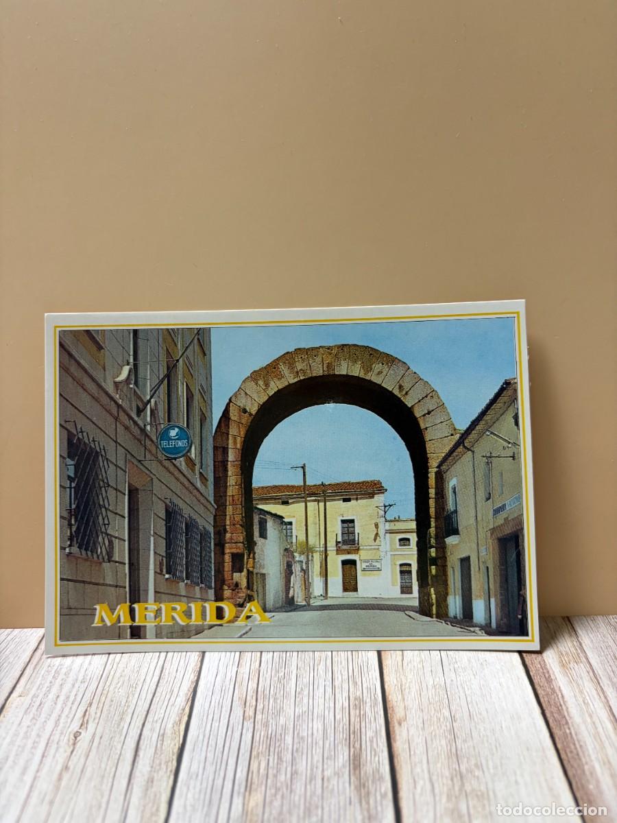 Postales: TARJETA POSTAL. BADAJOZ. 2007.- M&Eacute;RIDA. ARCO DE TRAJANO. EDICIONES ARRIBAS