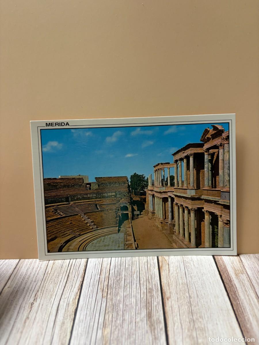 Postales: TARJETA POSTAL. BADAJOZ. 71.- M&Eacute;RIDA. TEATRO ROMANO. ESCENA. EDICIONES ARRIBAS