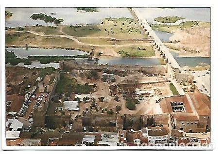 Postales: VISTA AEREA DE LA ALCAZABA ARABE.- MERIDA