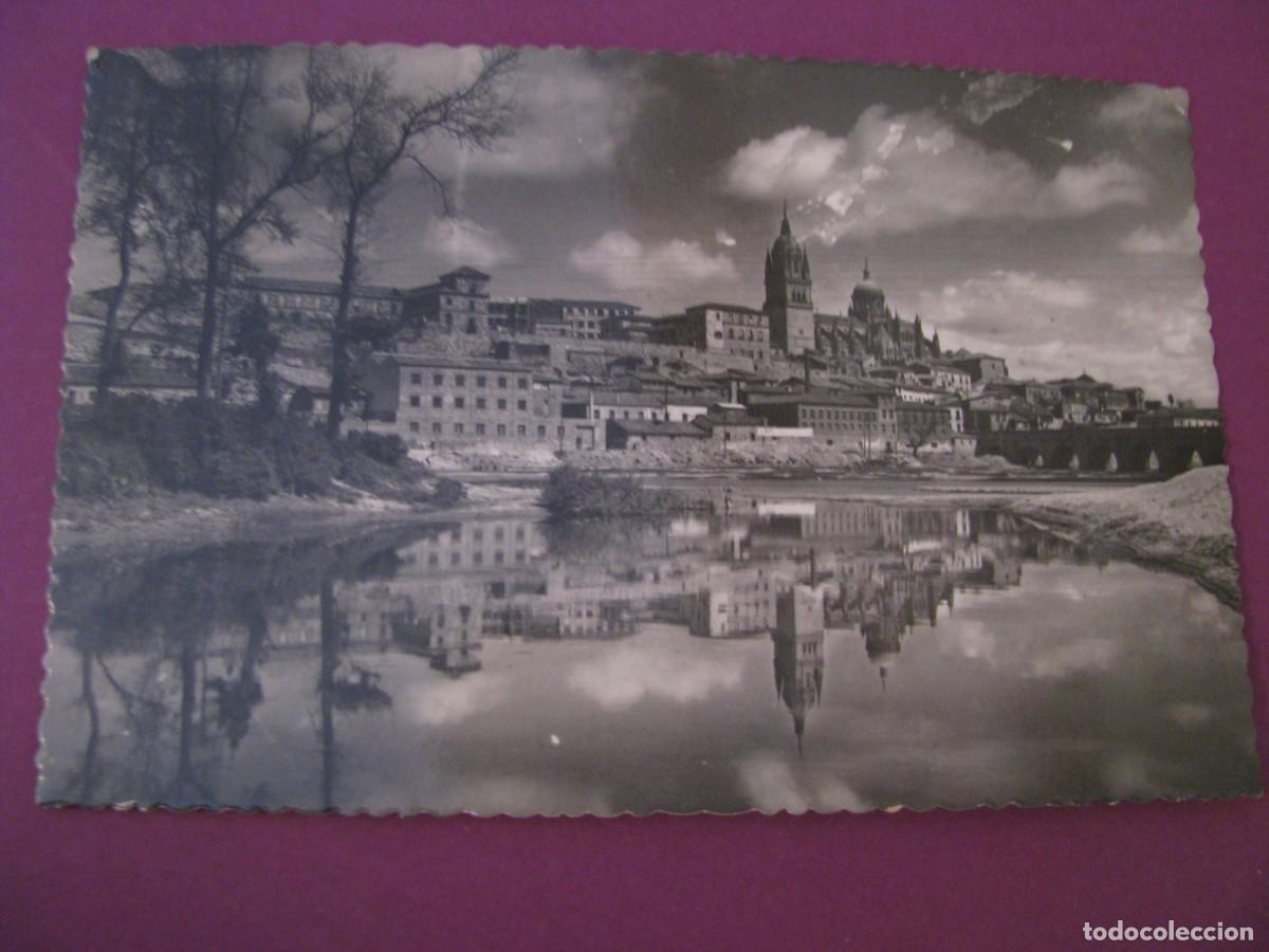 Postales: POSTAL FOTOGRAFICA DE SALAMANCA. LA CATEDRAL. GARCIA GARRABELLA. CIRCULADA 1952