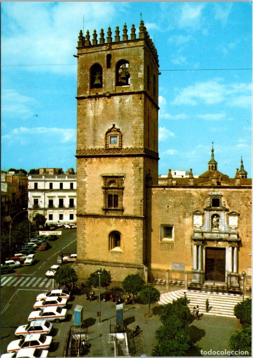 Postales: Badajoz - Catedral - Francisco Navarro Ortiz 2 - 147x103mm - Taxis - Urinarios P&uacute;blicos