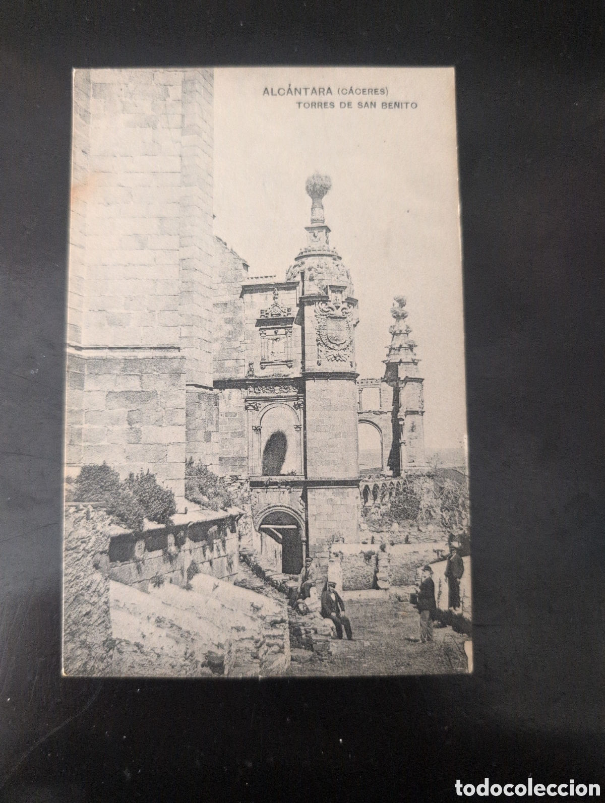 Postales: Alc&aacute;ntara ( C&aacute;ceres ) torres de San Benito C&aacute;ceres
