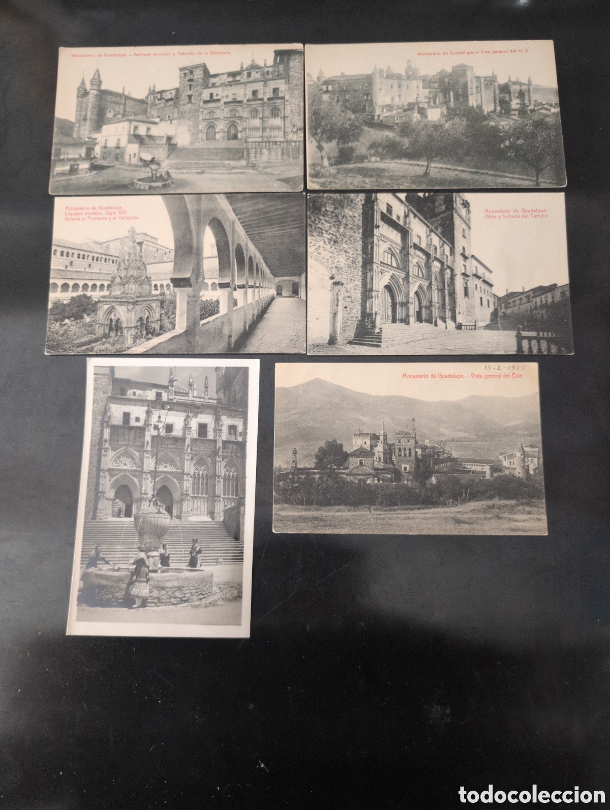 Postales: Monasterio de Guadalupe C&aacute;ceres a&ntilde;os 20