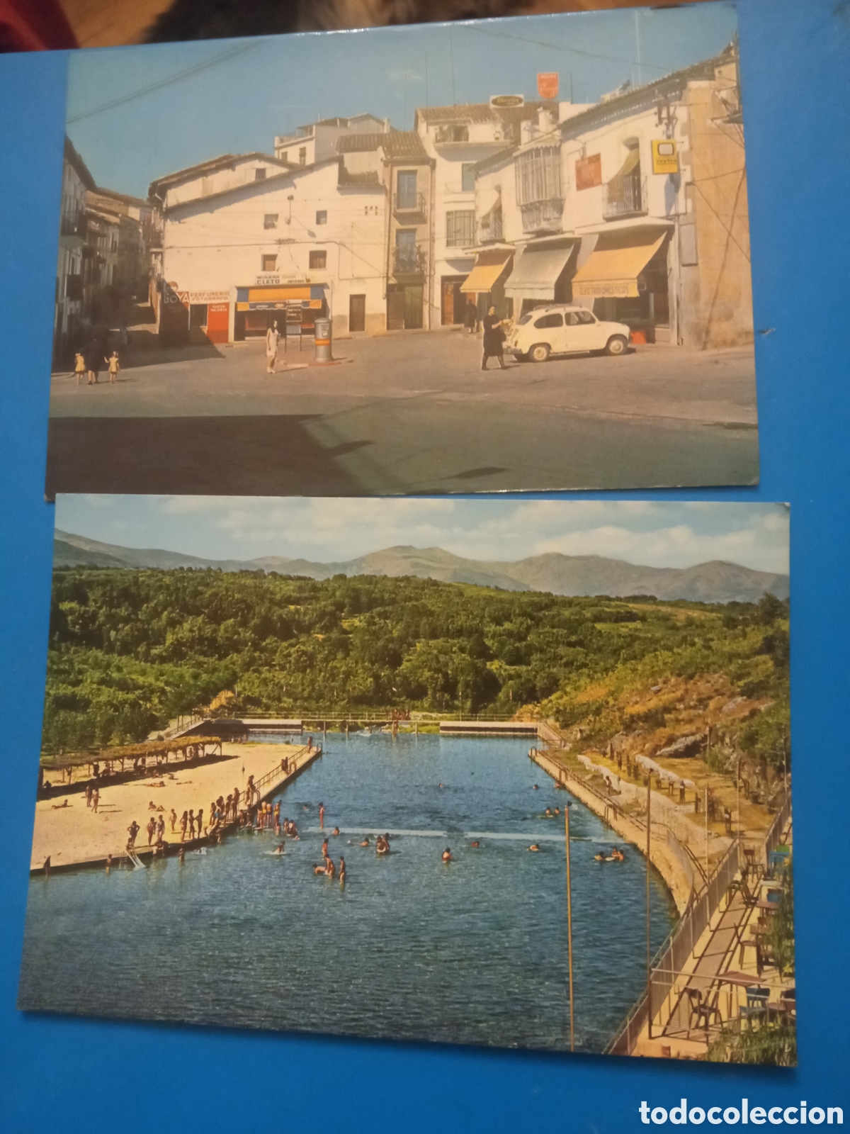 Postales: Dos antiguas postales fotogr&aacute;ficas de Jara&iacute;z de la Vera