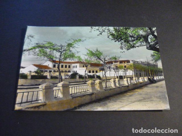 Postales: VALENCIA DE ALCANTARA CACERES PALACIO DE JUSTICIA Y COLEGIO DEL SAGRADO CORAZON DE JESUS ARRIBAS 13