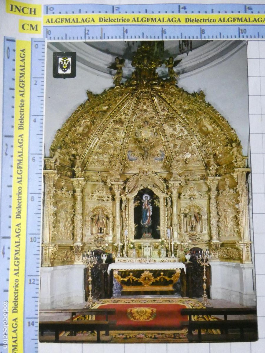 Postales: POSTAL DE C&Aacute;CERES. A&Ntilde;O 1968. JARANDILLA DE LA VERA. RETABLO NUESTRA SE&Ntilde;ORA DE SOPETRAN 2 ESCUDO 1518