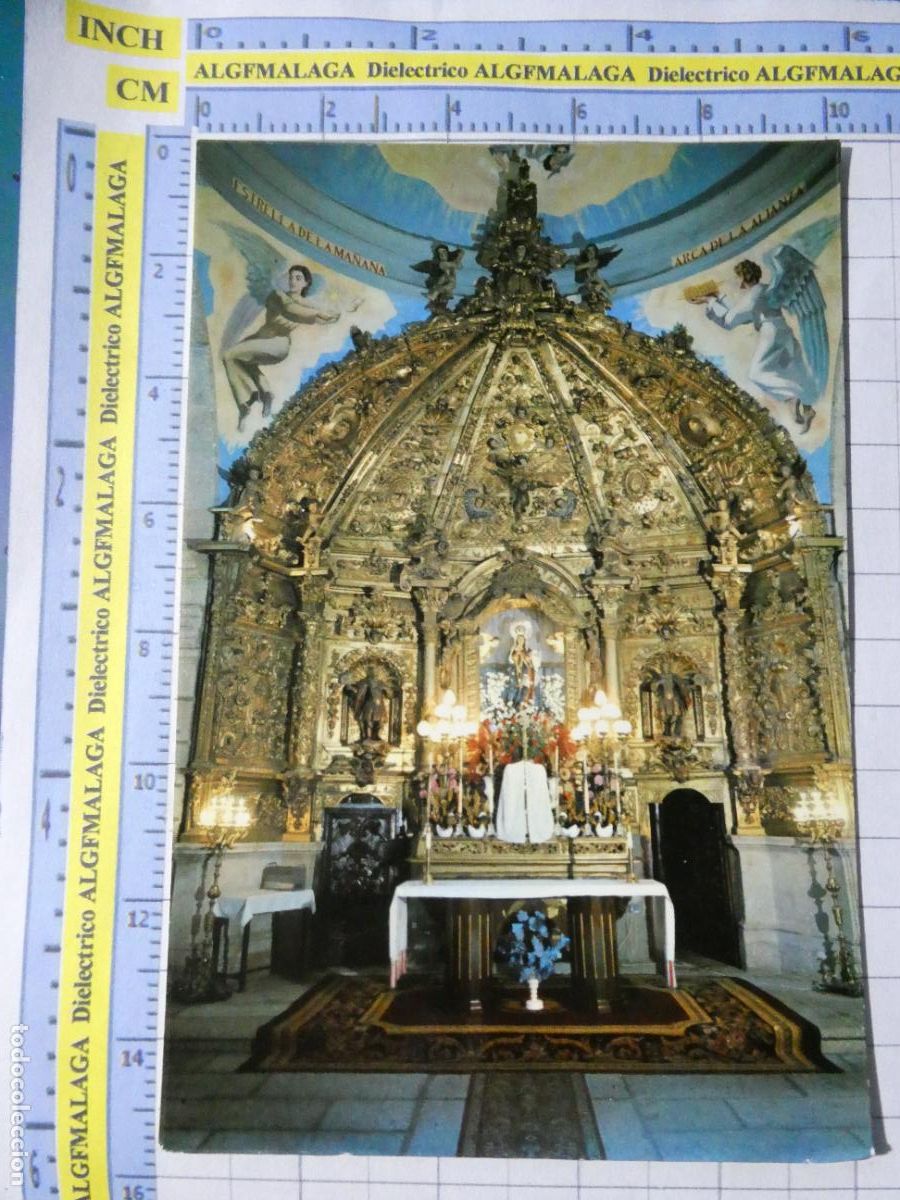 Postales: POSTAL DE C&Aacute;CERES. A&Ntilde;O 1976. JARANDILLA DE LA VERA. RETABLO ERMITA SE&Ntilde;ORA DE SOPETRAN. AZUL. 1519