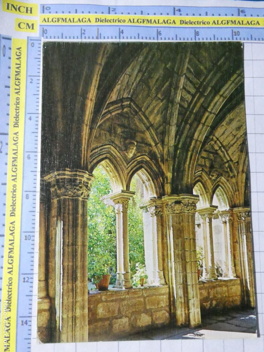 Postales: POSTAL DE C&Aacute;CERES. A&Ntilde;O 1977. PLASENCIA CATEDRAL CLAUSTRO 51 ARRIBAS. 1527