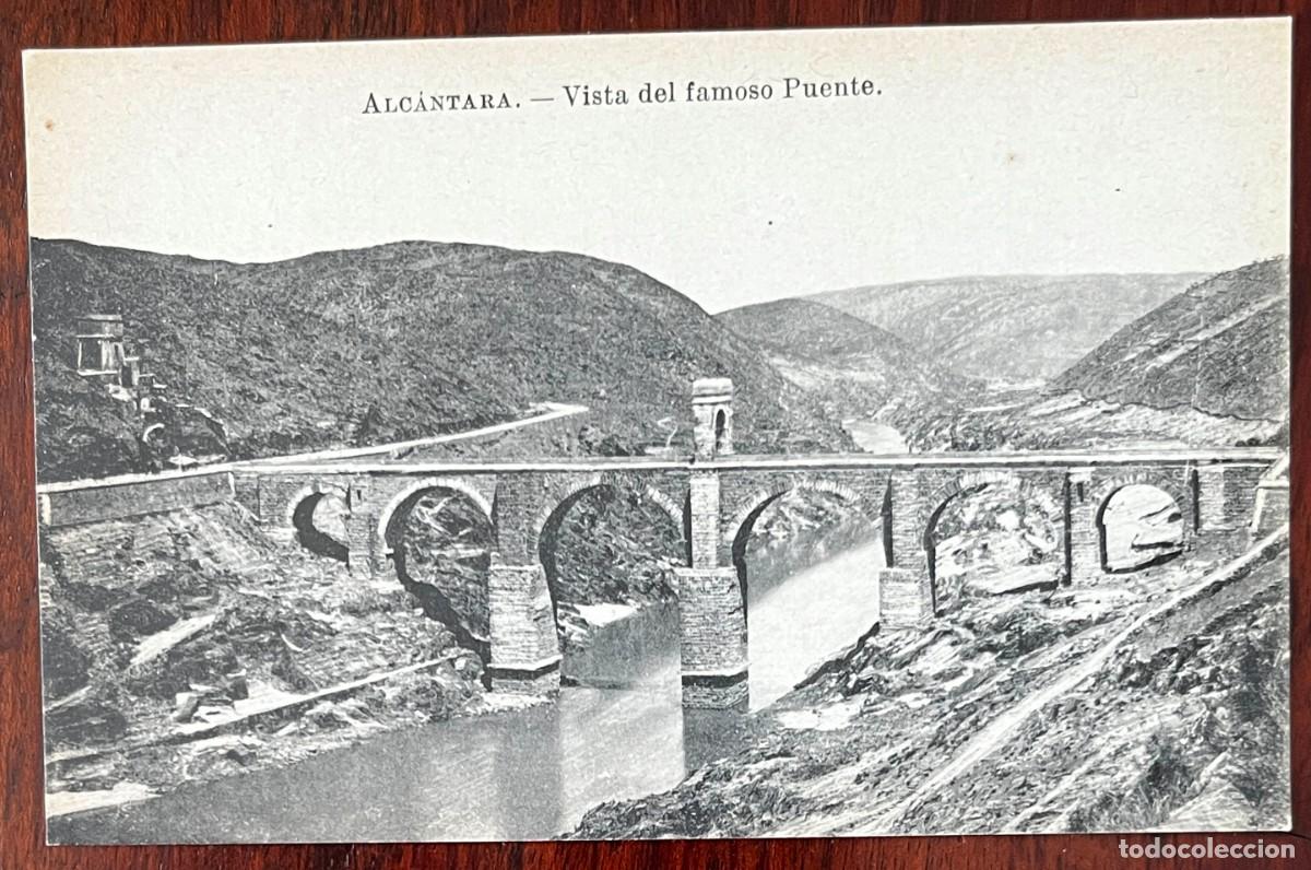 Postales: ALCANTARA, VISTA DEL FAMOSO PUENTE, ED. ESPA&Ntilde;A MONUMENTAL E HISTORICA, SERIE IX, NUM 53, FOTOTIPIA L