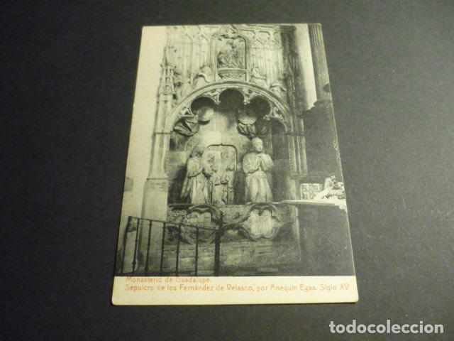 Postales: MONASTERIO DE GUADALUPE CACERES SEPULCRO DE LOS FERNANDEZ DE VELASCO