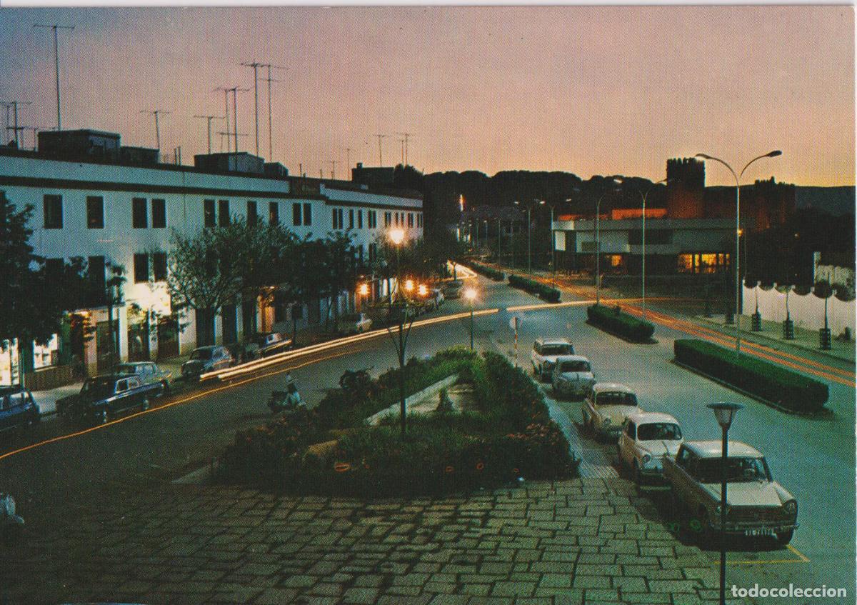 Postales: ZAFRA (BADAJOZ) AVDA. ANTONIO CHAC&Oacute;N, NOCTURNA - EDICIONES ARRIBAS N&ordm;2018 - S/C
