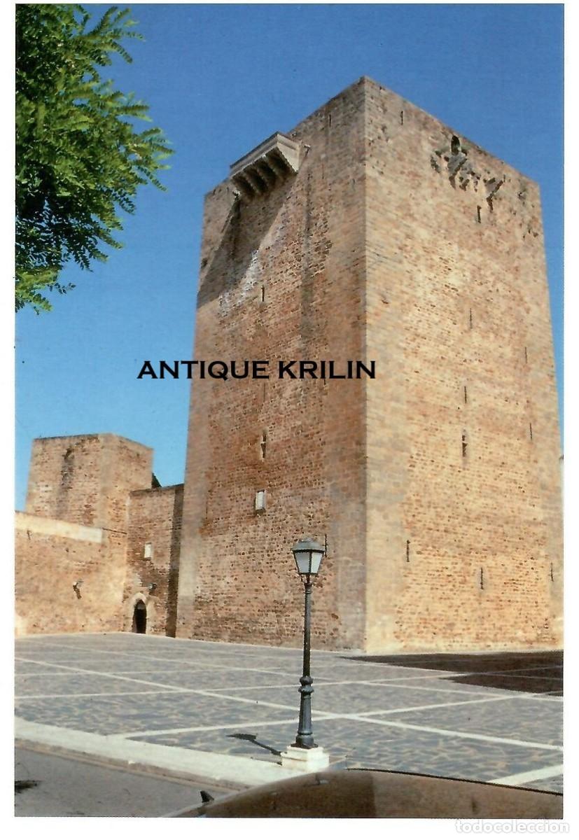 Postales: OLIVENZA N&ordm; 12 TORRE DEL HOMENAJE / EDICION HERLOGAR / SIN FRANQUEAR