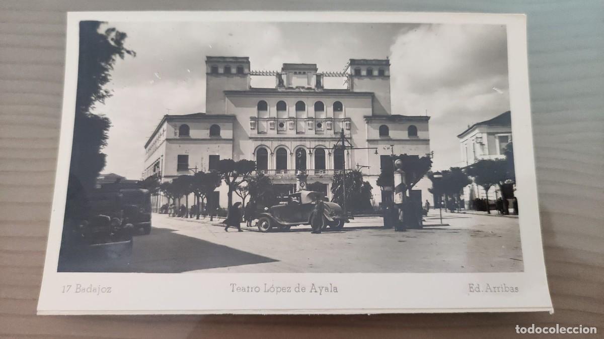 Postales: POSTAL BADAJOZ TEATRO LOPEZ DE AYALA 17 ED. ARRIBAS