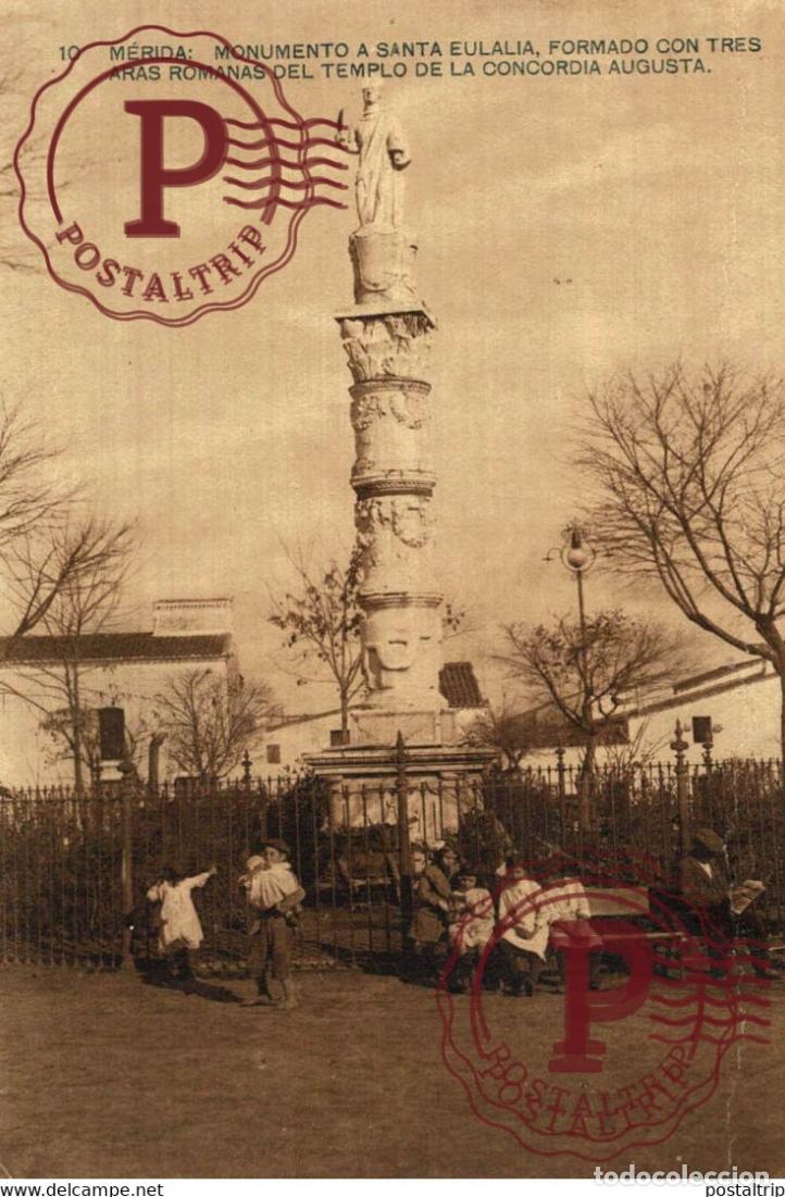 Postcards: BADAJOZ. MERIDA. MONUMENTO A SANTA EULALIA.