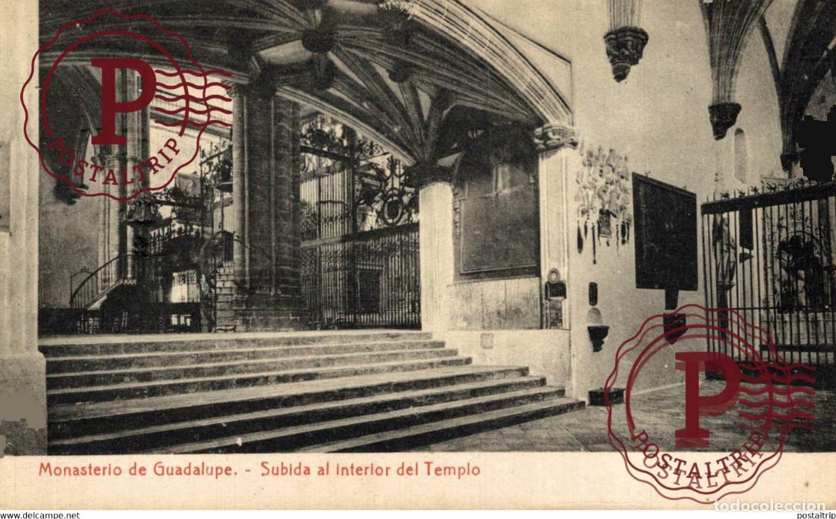 Postales: CACERES. GUADALUPE. MONASTERIO.