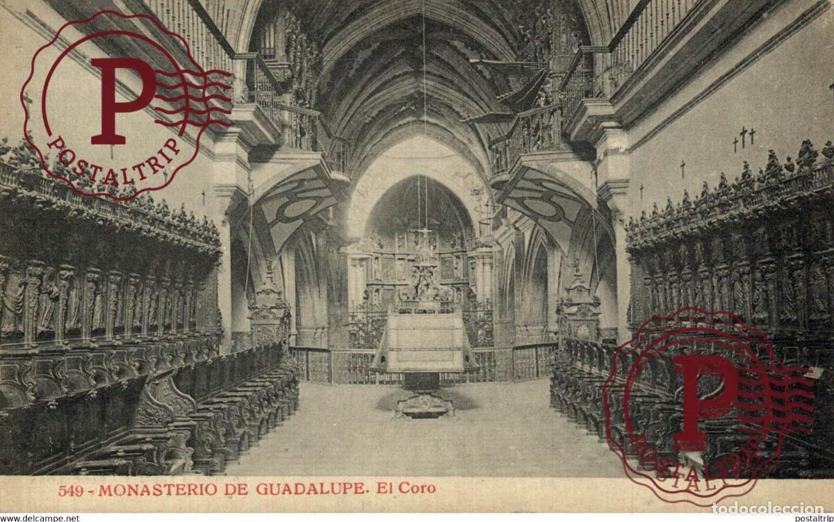 Postales: CACERES. GUADALUPE. MONASTERIO.