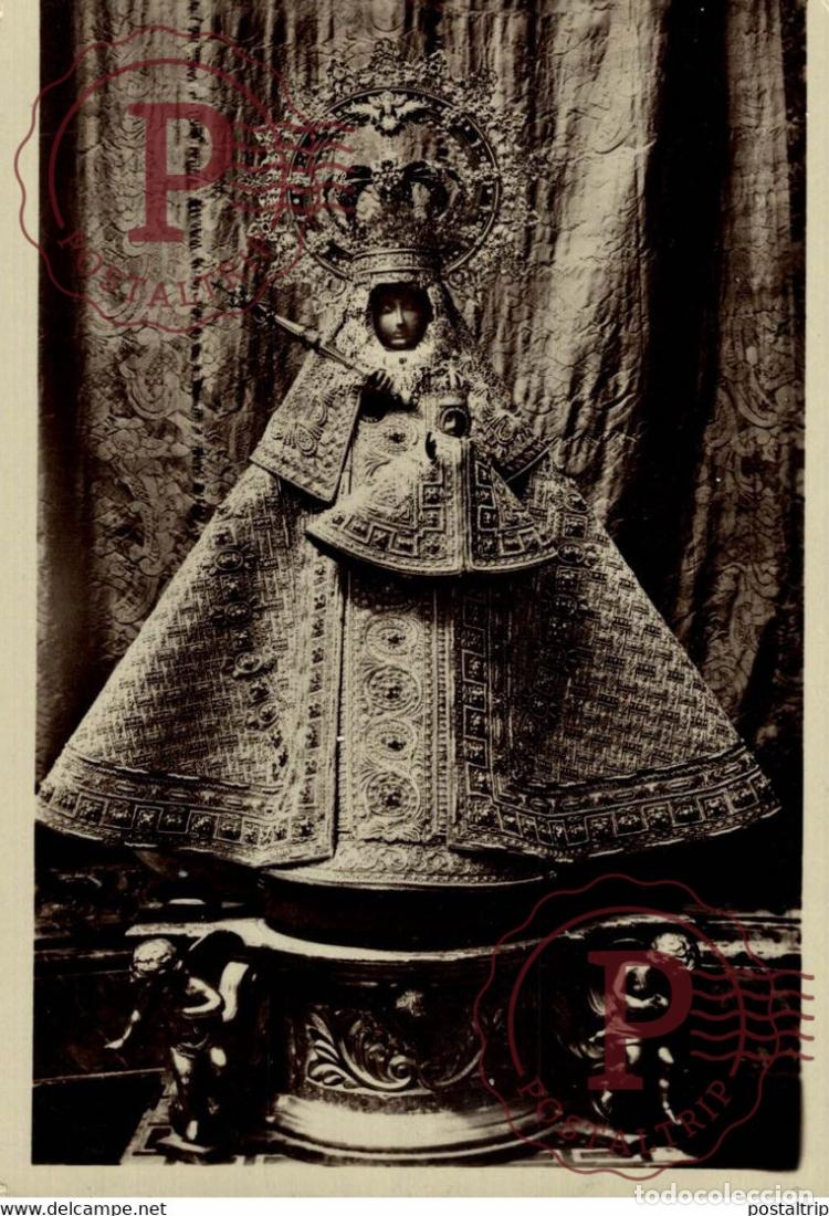 Postales: CACERES. VIRGEN DE GUADALUPE. PATRONA DE EXTREMADURA. recortada parte de arriba